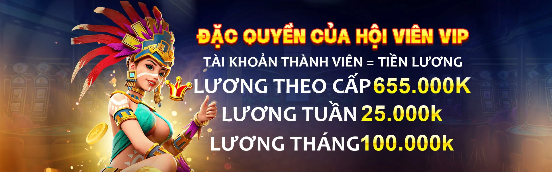 Cấp độ VIP Vàng của slot365